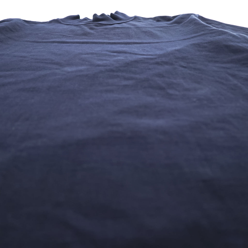 Graphpaper 日本製 モックネック Tシャツ S ネイビー S/S Mock Neck Tee