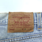 Levi's 90年代 USA製 ヴィンテージ 505 デニムパンツ ジーンズ 36 x 32 ブルー REGULAR FIT ジッパーフライ 505-4834