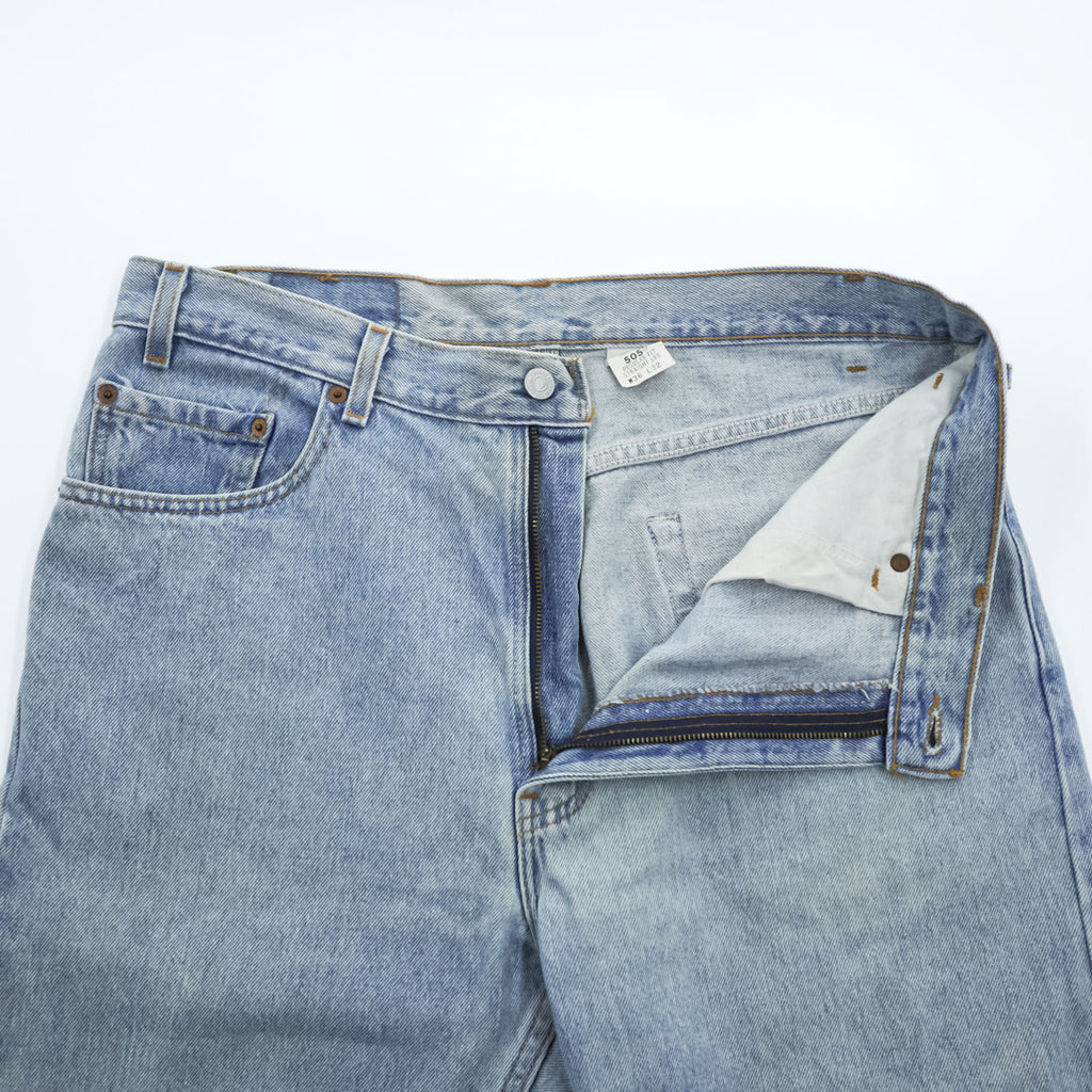 Levi's 90年代 USA製 ヴィンテージ 505 デニムパンツ ジーンズ 36 x 32 ブルー REGULAR FIT ジッパーフライ 505-4834