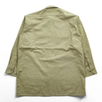 Dickies 長袖 ワークシャツ L カーキ ベージュ TCツイル ダブルポケット
