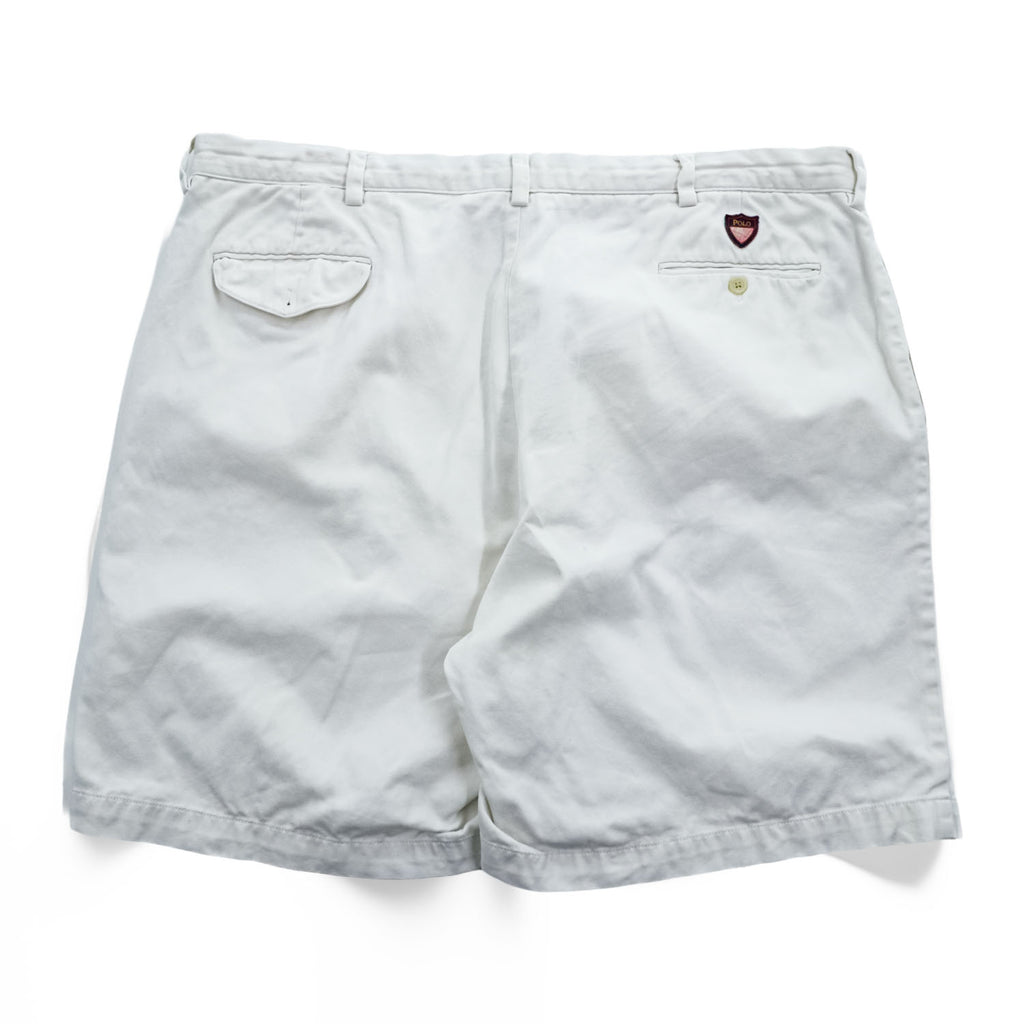 POLO GOLF Ralph Lauren 90年代 ショートパンツ ハーフパンツ XL ホワイト ビッグサイズ 2タック プリーツ CLASSIC GOLF SHORT