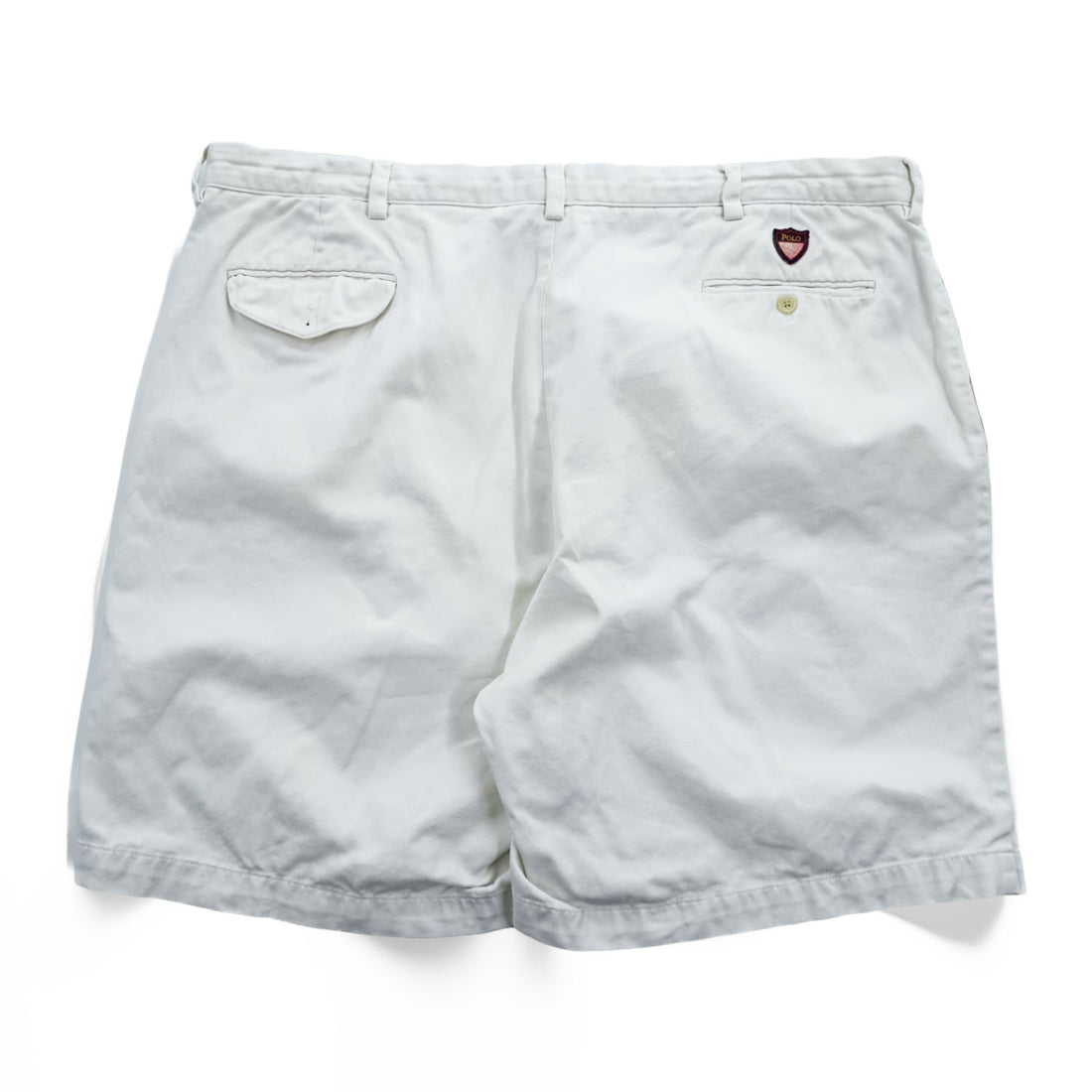 POLO GOLF Ralph Lauren 90年代 ショートパンツ ハーフパンツ XL ホワイト ビッグサイズ 2タック プリーツ CLASSIC GOLF SHORT