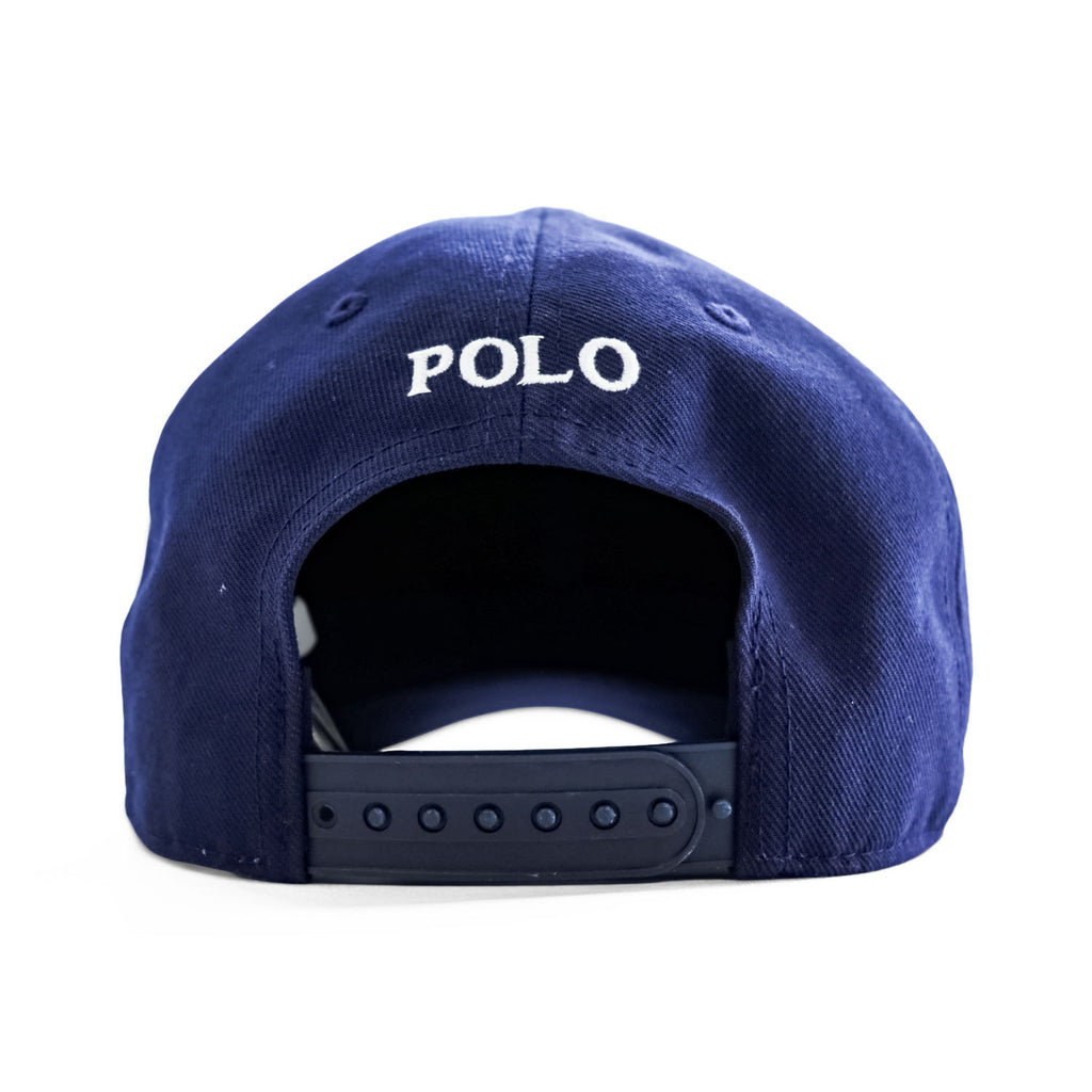 Polo Ralph Lauren ビッグポニー 刺繍 スナップバック キャップ ONE SIZE ネイビー