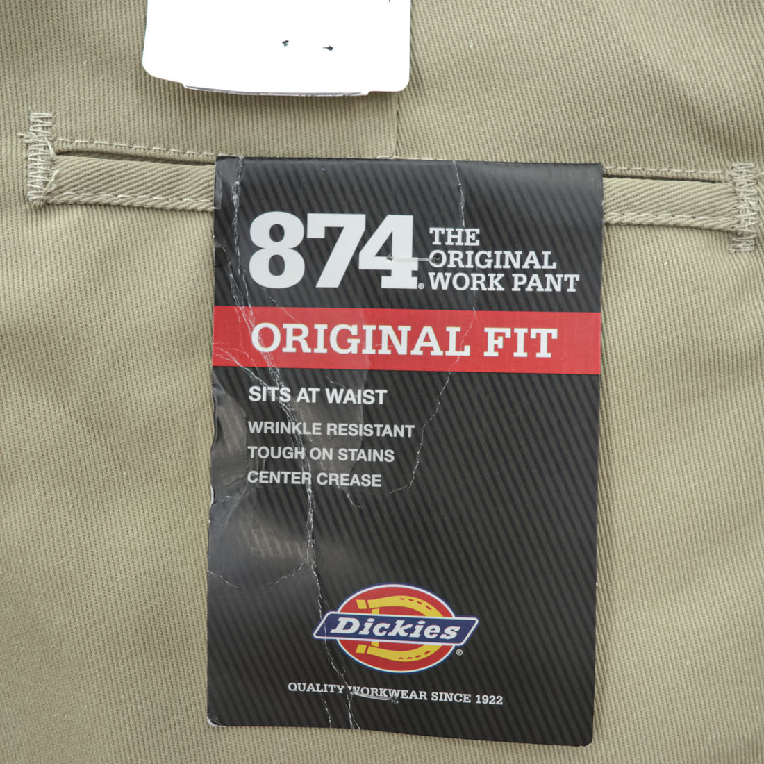 Dickies 874 ワークパンツ チノパンツ 34 x 32 ベージュ ORIGINAL FIT 874DS 未使用品