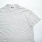 AURALEE 日本製 ポロシャツ 3 ホワイト PIQUE DOUBLE CLOTH POLO コットン A7SP01HK