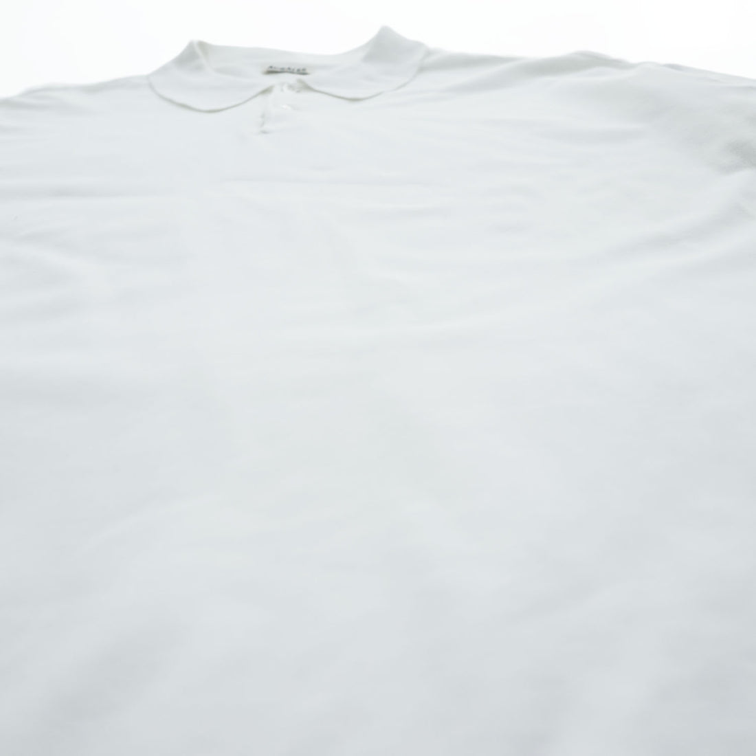 AURALEE 日本製 ポロシャツ 3 ホワイト PIQUE DOUBLE CLOTH POLO コットン A7SP01HK