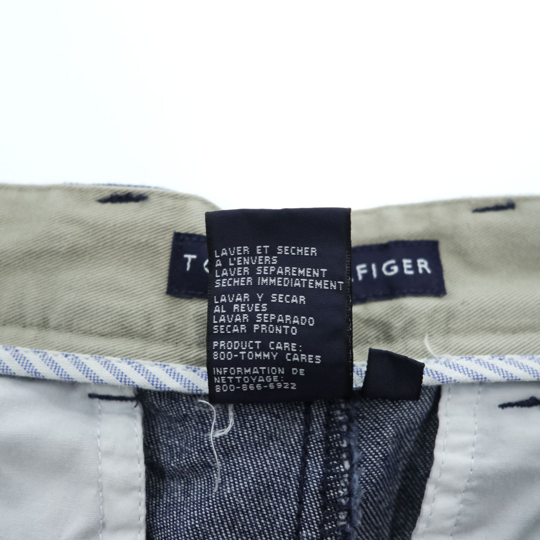 TOMMY HILFIGER 90年代 ヴィンテージ 2タック デニムスラックス パンツ W29 プリーツ ダブルカフス トラウザーズ テーパード