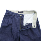 TOMMY HILFIGER 90年代 ヴィンテージ 2タック デニムスラックス パンツ W29 プリーツ ダブルカフス トラウザーズ テーパード
