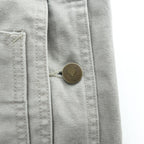 South2 West8 日本製 ダブルニー キャンバス オーバーオール 11.5oz Cotton Canvas Overalls L グレー ダック地 0T493