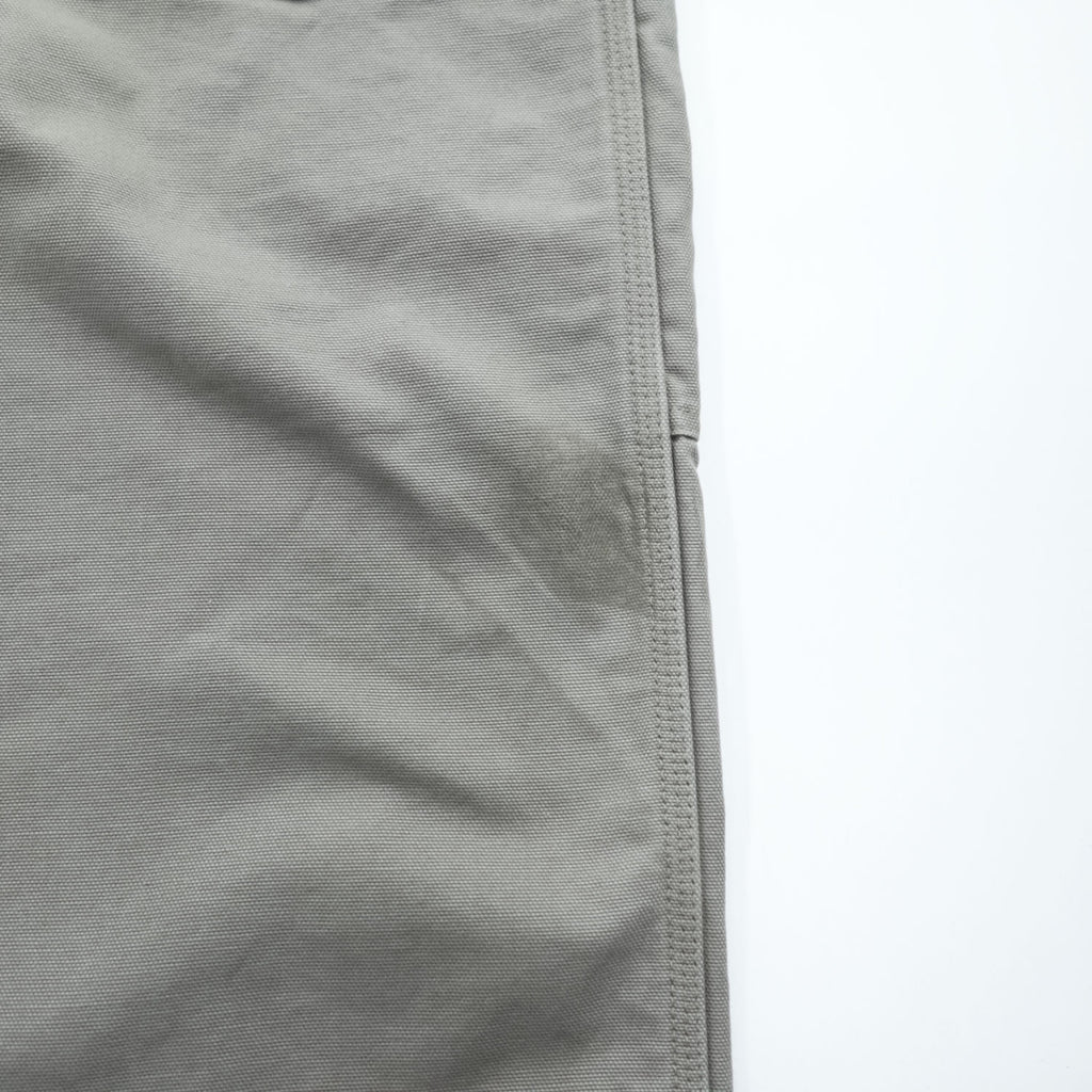 South2 West8 日本製 ダブルニー キャンバス オーバーオール 11.5oz Cotton Canvas Overalls L グレー ダック地 0T493