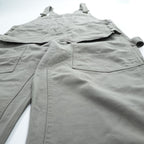 South2 West8 日本製 ダブルニー キャンバス オーバーオール 11.5oz Cotton Canvas Overalls L グレー ダック地 0T493
