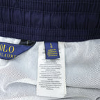 Polo Ralph Lauren ナイロン ショートパンツ スイムショーツ L ネイビー メッシュライナー スモールポニー ロゴ 刺繍