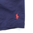 Polo Ralph Lauren ナイロン ショートパンツ スイムショーツ L ネイビー メッシュライナー スモールポニー ロゴ 刺繍