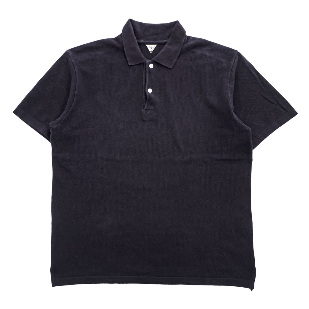 FilMelange 日本製 ポロシャツ XL ダークネイビー OUDNEY 鹿の子 191-1034