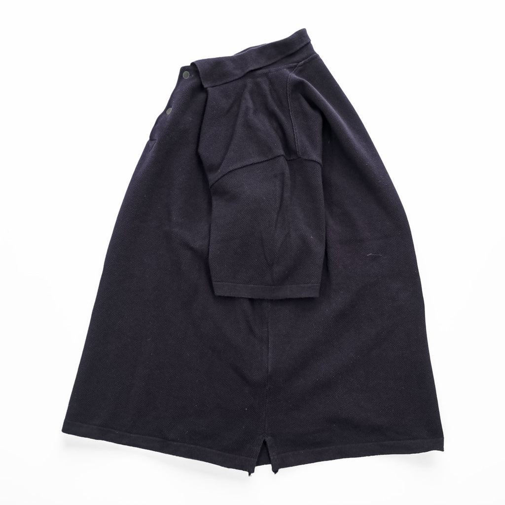FilMelange 日本製 ポロシャツ XL ダークネイビー OUDNEY 鹿の子 191-1034