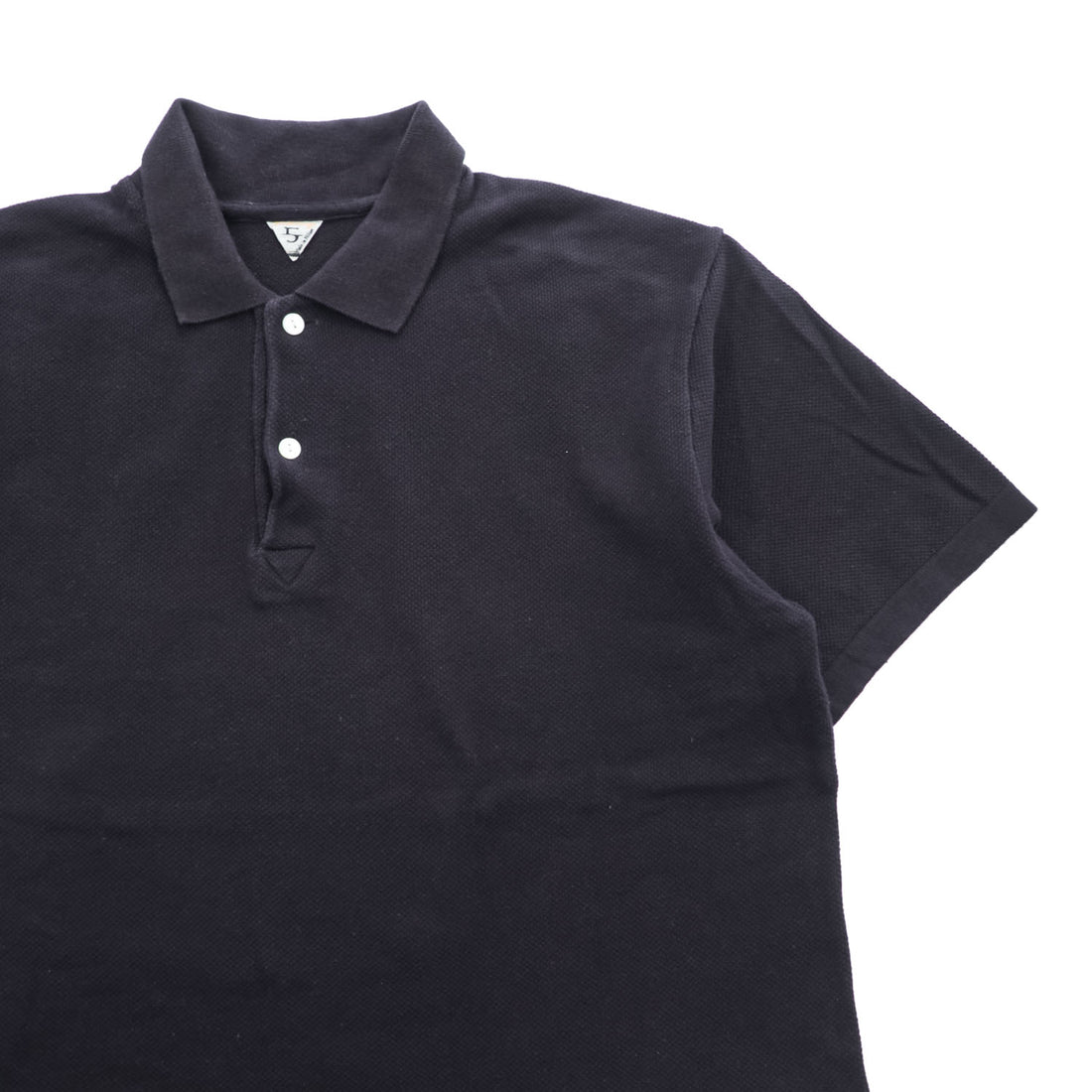 FilMelange 日本製 ポロシャツ XL ダークネイビー OUDNEY 鹿の子 191-1034