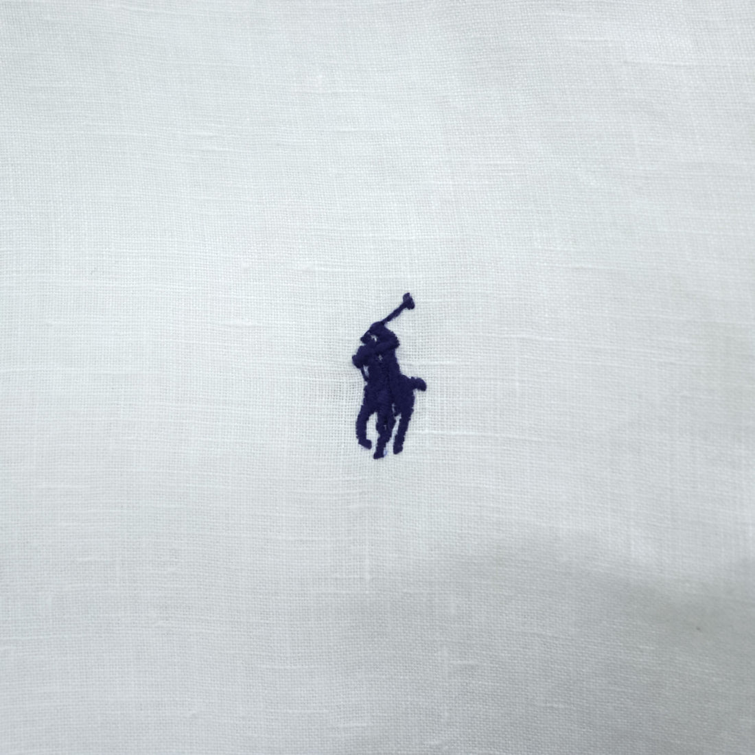 Polo Ralph Lauren 90年代 ヴィンテージ 長袖 シャツ S ホワイト スモールポニー ロゴ 刺繍 CUSTOM FIT ボタンダウン
