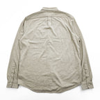 Polo Ralph Lauren 長袖 メッシュ シャツ L ベージュ FEATHER WEIGHT MESH 鹿の子 ボタンダウン 未使用品