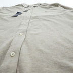 Polo Ralph Lauren 長袖 メッシュ シャツ L ベージュ FEATHER WEIGHT MESH 鹿の子 ボタンダウン 未使用品