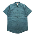 Dickies 90年代 ヴィンテージ 半袖 ワークシャツ M グリーン ベリーズ( USA )製
