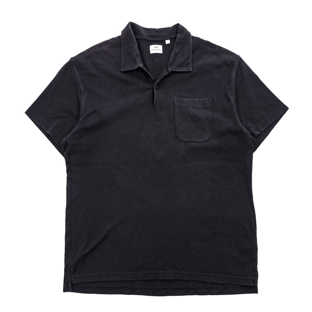 ENGINEERED GARMENTS × UNIQLO オーバーサイズ ポロシャツ XXL ブラック ビッグサイズ