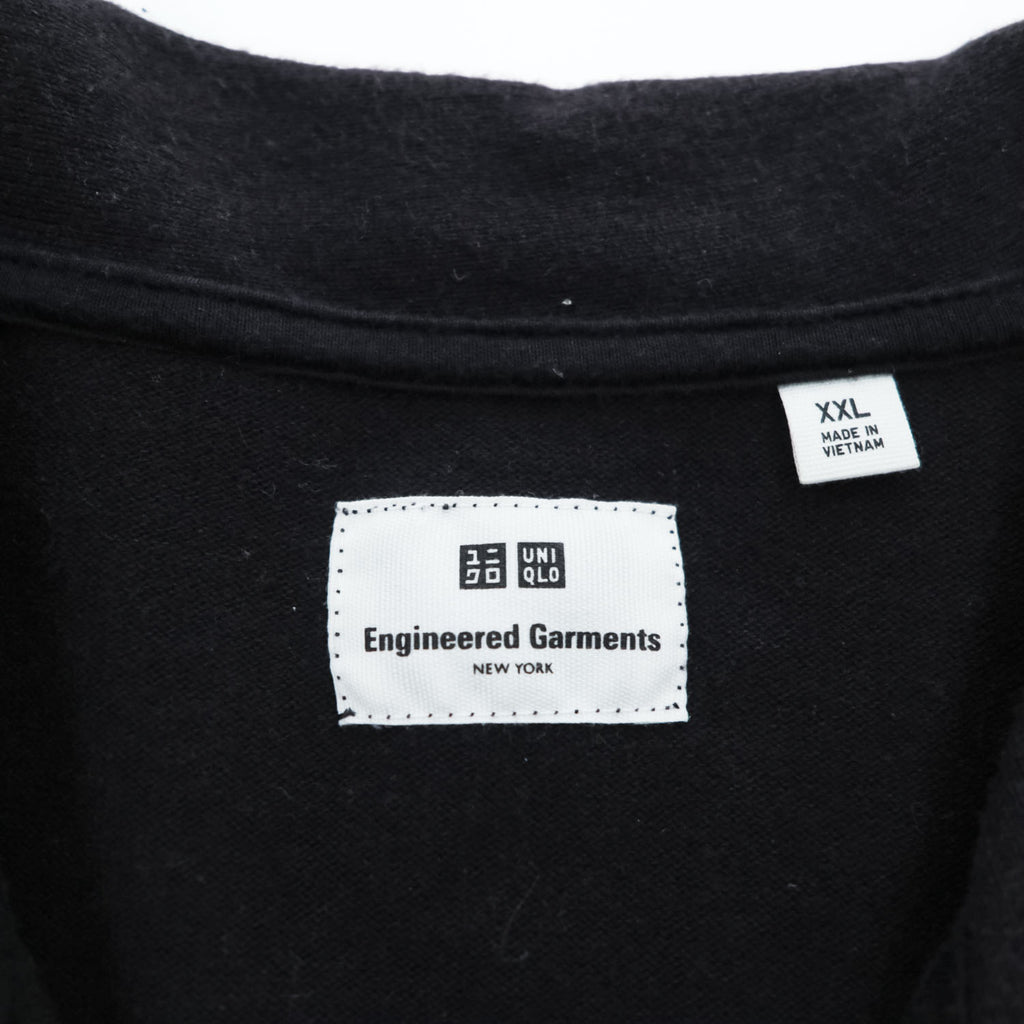 ENGINEERED GARMENTS × UNIQLO オーバーサイズ ポロシャツ XXL ブラック ビッグサイズ