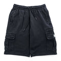 PRO CLUB ヘビーウェイト スウェットショーツ カーゴ ハーフパンツ L ブラック COMFORT ポケット