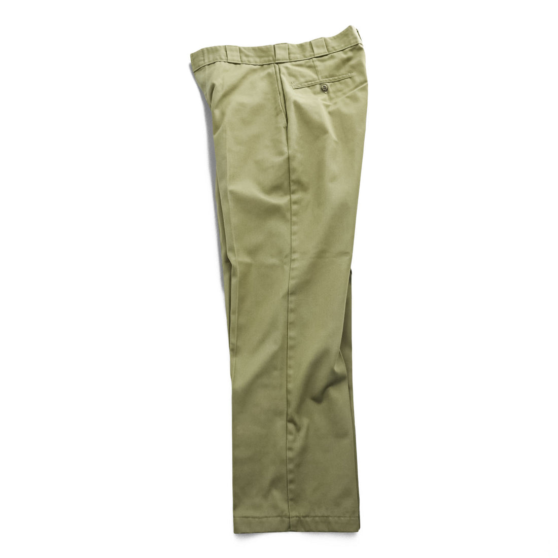 Dickies 80年代 USA製 ヴィンテージ ワークパンツ チノパンツ W32 L34 オリーブ カーキ グリーン 65/35 ツイル センタープレス 白タグ