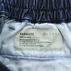 HARVESTY 日本製 サーカスパンツ デニム ワイド バルーンパンツ S インディゴ ブルー 2タック プリーツ A11801-18