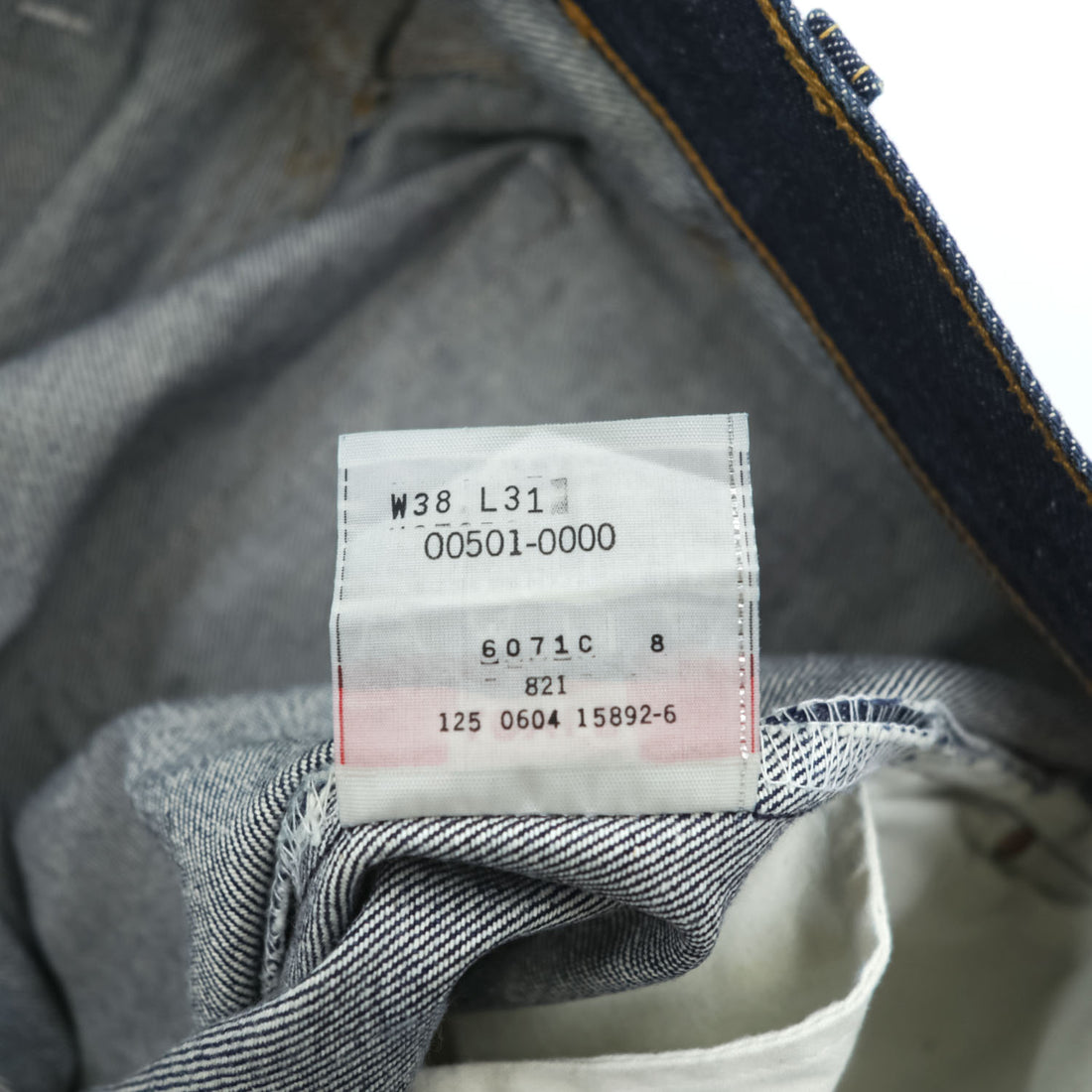 Levi's 00年代 ヴィンテージ 501XX デニムパンツ W38 L31 リジッド 濃紺 ボタンフライ 00501-0000