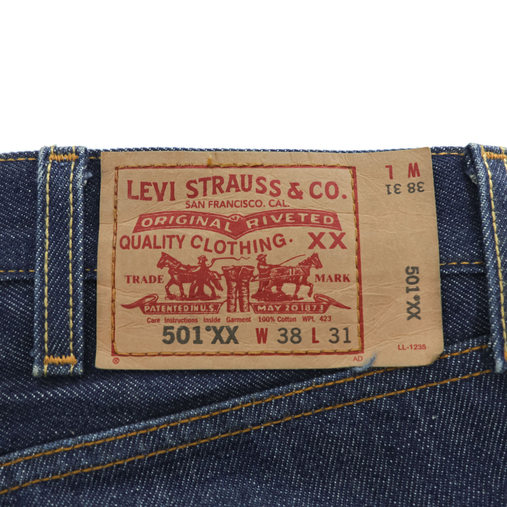 Levi's 00年代 ヴィンテージ 501XX デニムパンツ W38 L31 リジッド 濃紺 ボタンフライ 00501-0000