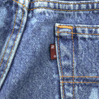 Rebuild by Needles 日本製 リメイク 再構築 ブリーチ加工 デニムパンツ ジーンズ L ブルー 3D 立体裁断 EJ273