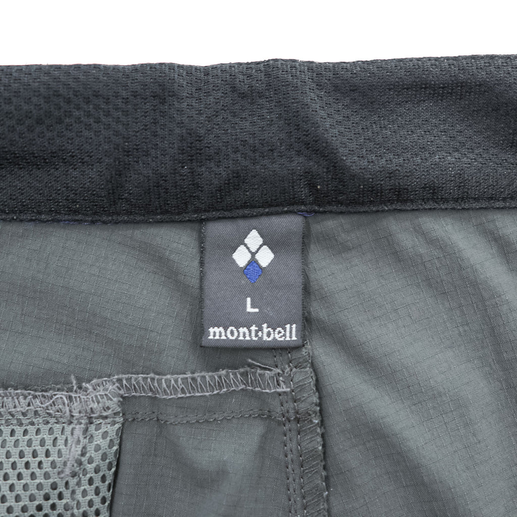 mont-bell キャニオンショーツ ナイロン ショートパンツ ハーフパンツ L ネイビー ストレッチ リップストップ ベルト付 1105529