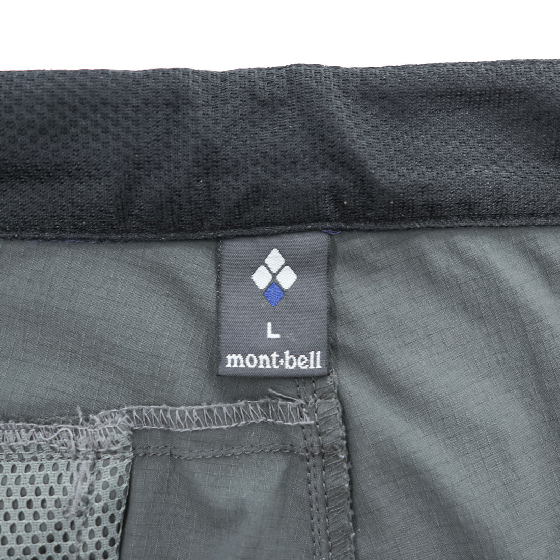 mont-bell キャニオンショーツ ナイロン ショートパンツ ハーフパンツ L ネイビー ストレッチ リップストップ ベルト付 1105529