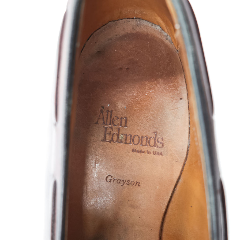 Allen Edmonds 米国製 Grayson コードバン レザー タッセルローファー 27.5cm スリッポン Vibram グッドイヤーウェルト製法 8277 USA製