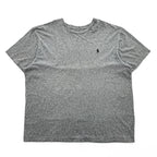 Polo Ralph Lauren Tシャツ XXL グレー ビッグサイズ スモールポニー ロゴ 刺繍