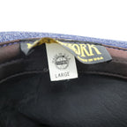 NEW YORK HAT CO. 米国製 デニム ポークパイハット インディゴ ブルー 中折れ リボン USA製