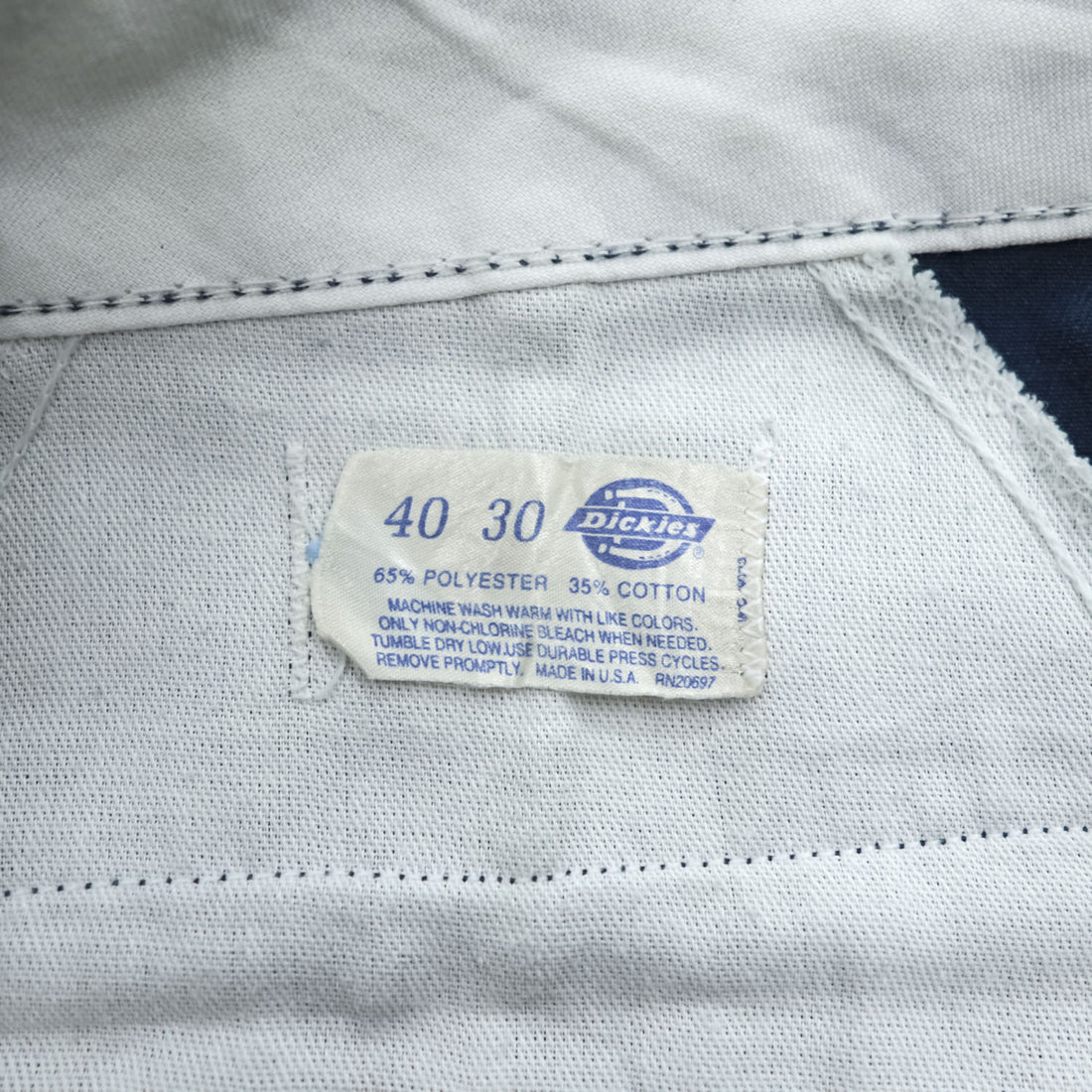 Dickies 80年代 USA製 ヴィンテージ 874 ワークパンツ チノパンツ W40 L30 ネイビー