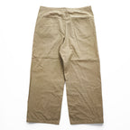 AURALEE 日本製 ワイドパンツ WASHED FINX TWILL EASY WIDE PANTS イージースラックス M ベージュ A9SP03TN