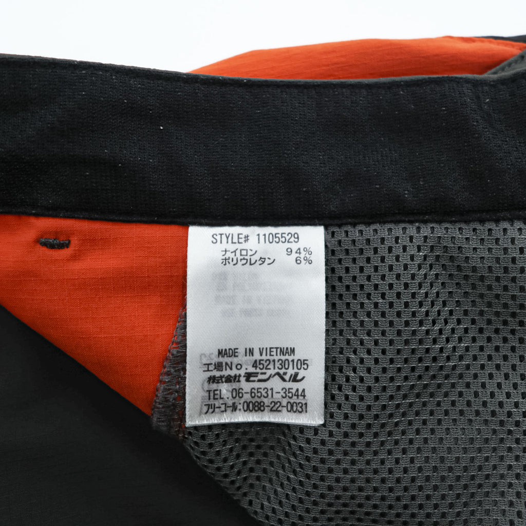mont-bell キャニオンショーツ ナイロン ショートパンツ ハーフパンツ L グレー ストレッチ リップストップ ベルト付 1105529