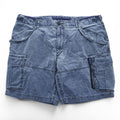 Polo Ralph Lauren リップストップ カーゴショーツ ショートパンツ XXL ブルー ヴィンテージ加工 UTILITY RIPSTOP ビッグサイズ