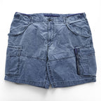 Polo Ralph Lauren リップストップ カーゴショーツ ショートパンツ XXL ブルー ヴィンテージ加工 UTILITY RIPSTOP ビッグサイズ