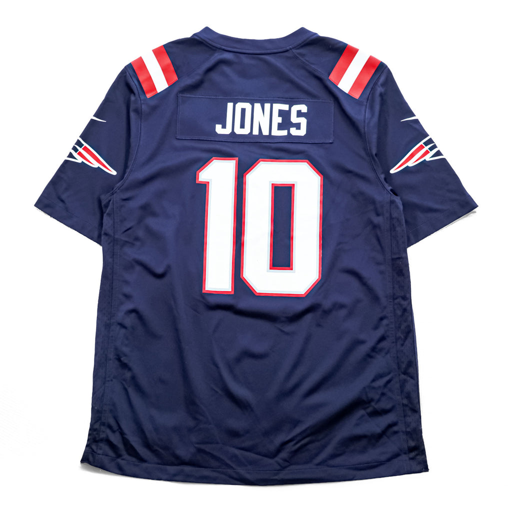 NIKE ゲームシャツ Tシャツ L ネイビー 両面プリント NFL ON FIELD PATRIOTS ナンバリング ユニフォーム