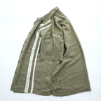 haggar 90年代 ヴィンテージ リネン オープンカラー 半袖シャツ M カーキ グリーン WASHABLE LINEN 開襟 レーヨン 麻