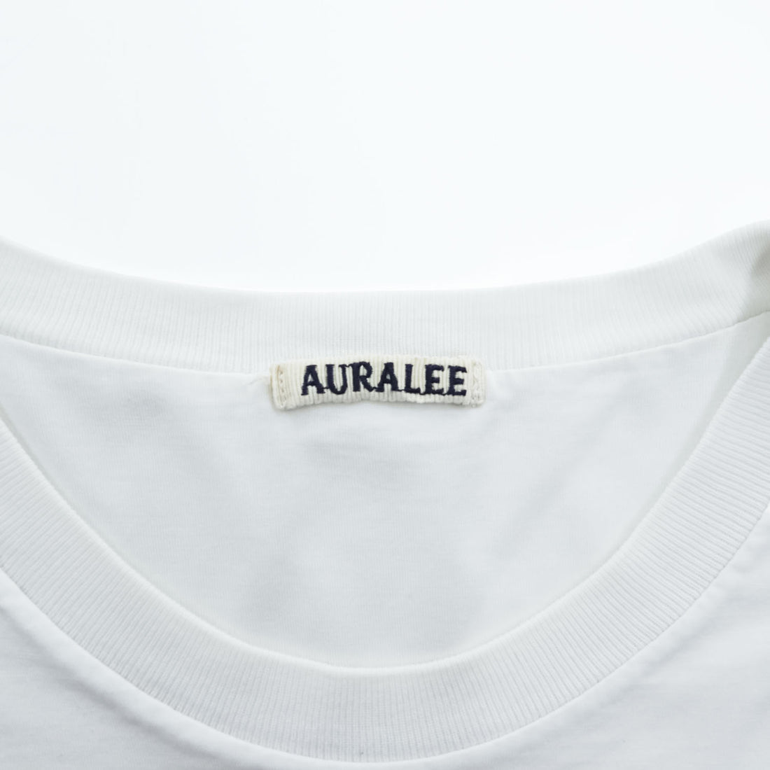 AURALEE 日本製 Tシャツ L ホワイト HIGH GAUGE DOUBLE CLOTH TEE A00T01DC