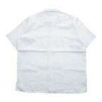 GACHU 100% Linen Short Sleeve Button Up Shirt White Chest Pocket Men’s XL