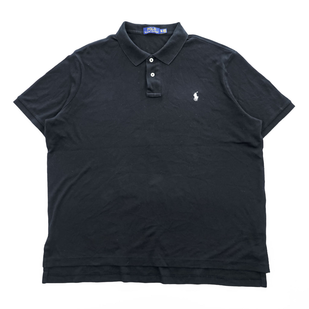 Polo Ralph Lauren ポロシャツ XL ブラック スモールポニー ロゴ 刺繍