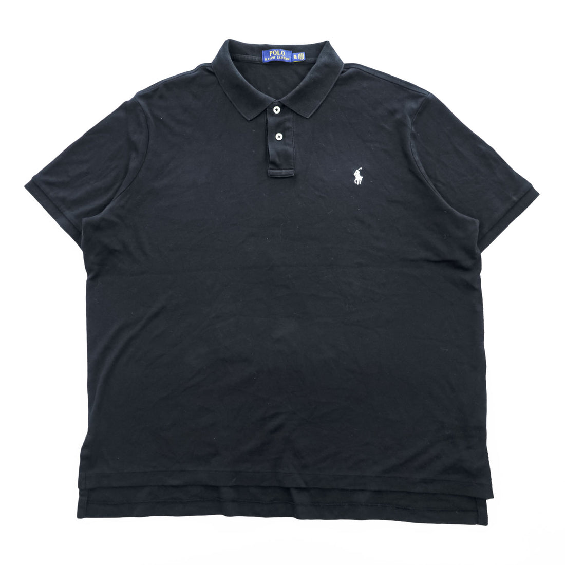 Polo Ralph Lauren ポロシャツ XL ブラック スモールポニー ロゴ 刺繍