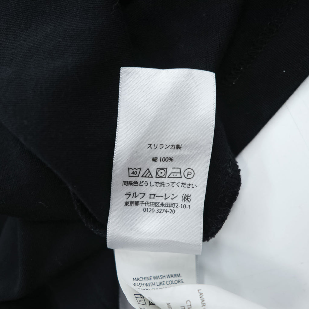 Polo Ralph Lauren ポロシャツ XL ブラック スモールポニー ロゴ 刺繍