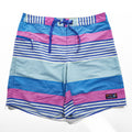 Patagonia ボードショーツ Wavefarer Boardshorts ショートパンツ ハーフパンツ L ピンク ブルー ボーダー 866622